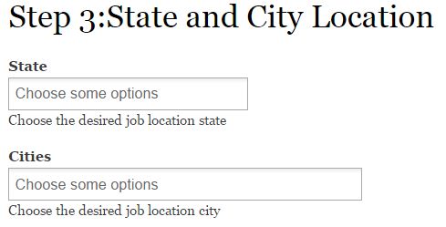 State and City Location